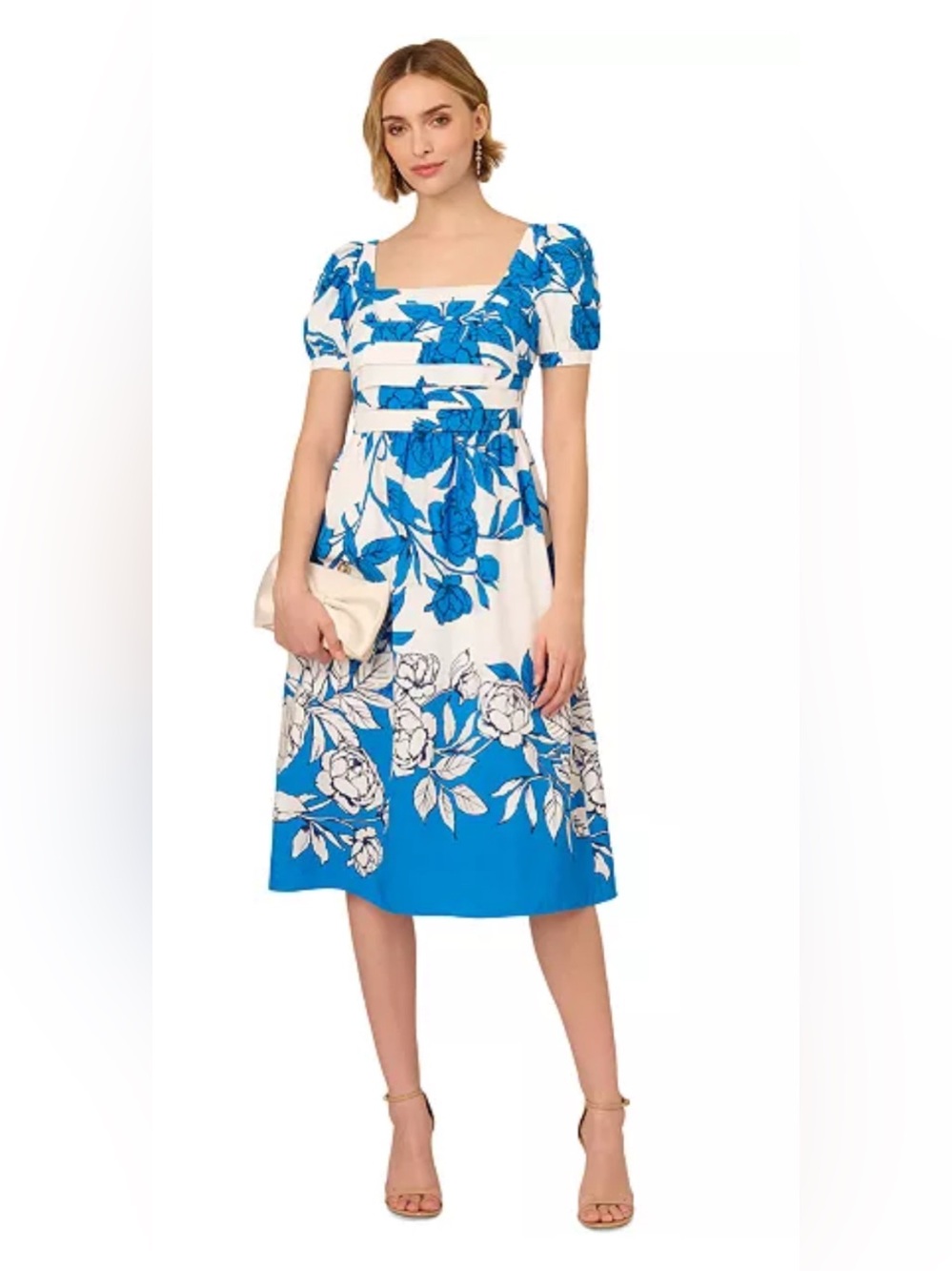 Adrianna Papell
Women's Floral-Print Square-Neck A-Line Dress
